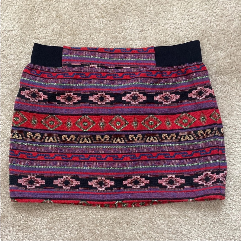 Ethnic mini skirt, perfect for the summer